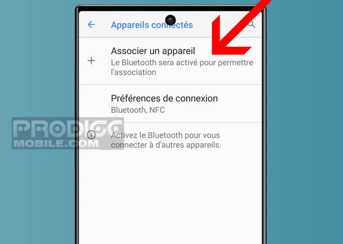 Associer un appareil Bluetooth à votre téléphone