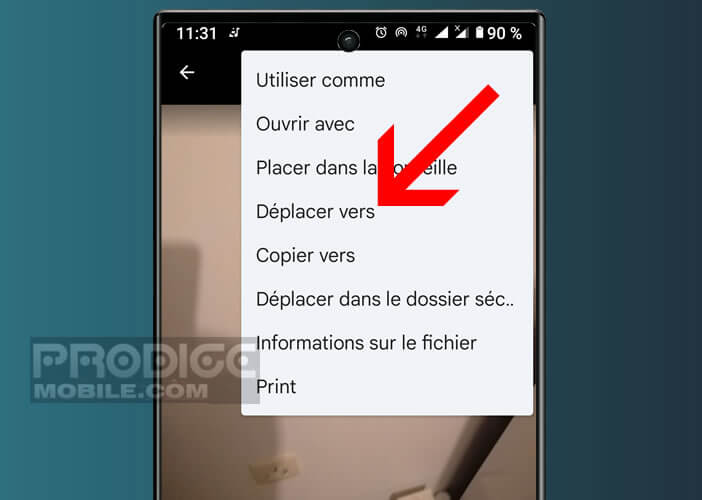 Apprendre à déplacer un fichier de votre téléphone sur un autre support