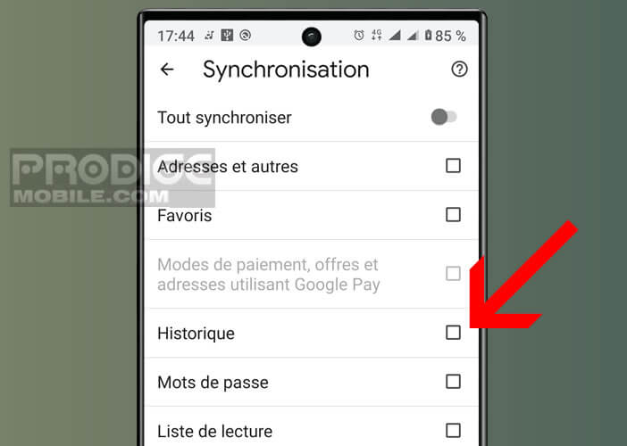 Retrouver l’historique de navigation de Chrome sur tous vos appareils