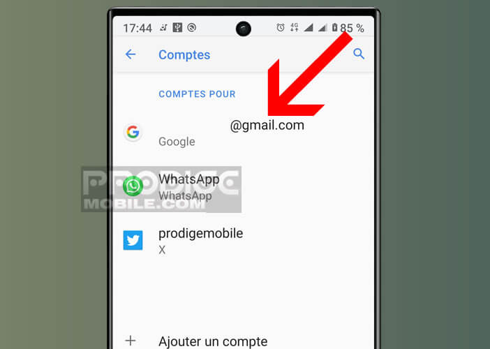 Modifier les paramètres de votre compte Google