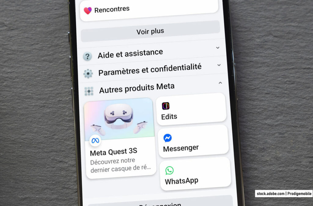 Paramètres de l’application Facebook
