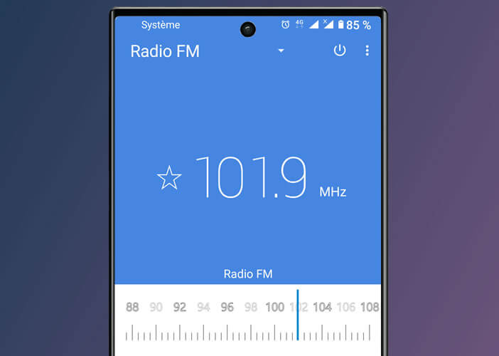 Application de radio hors ligne pour Android