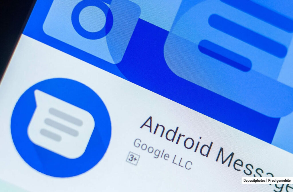Application Message de Google pour modifier un message RCS envoyé vers un iPhone