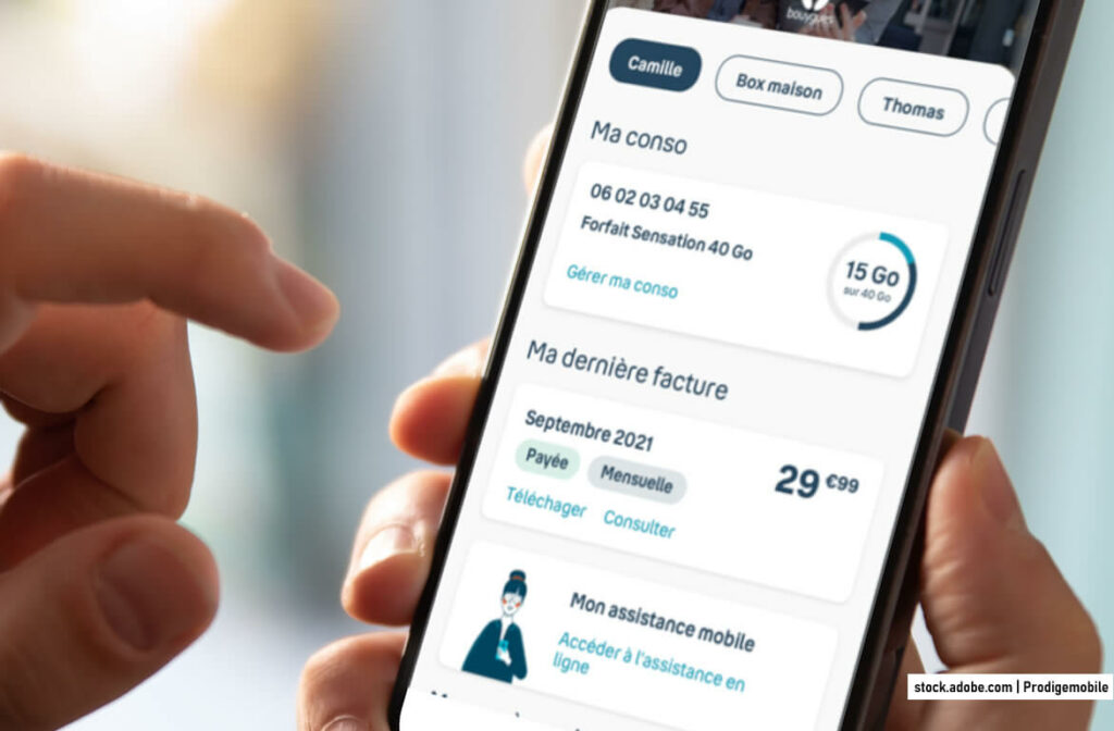 Consulter ses e-mails Bbox depuis l’application mobile Bouygues sur smartphone Android