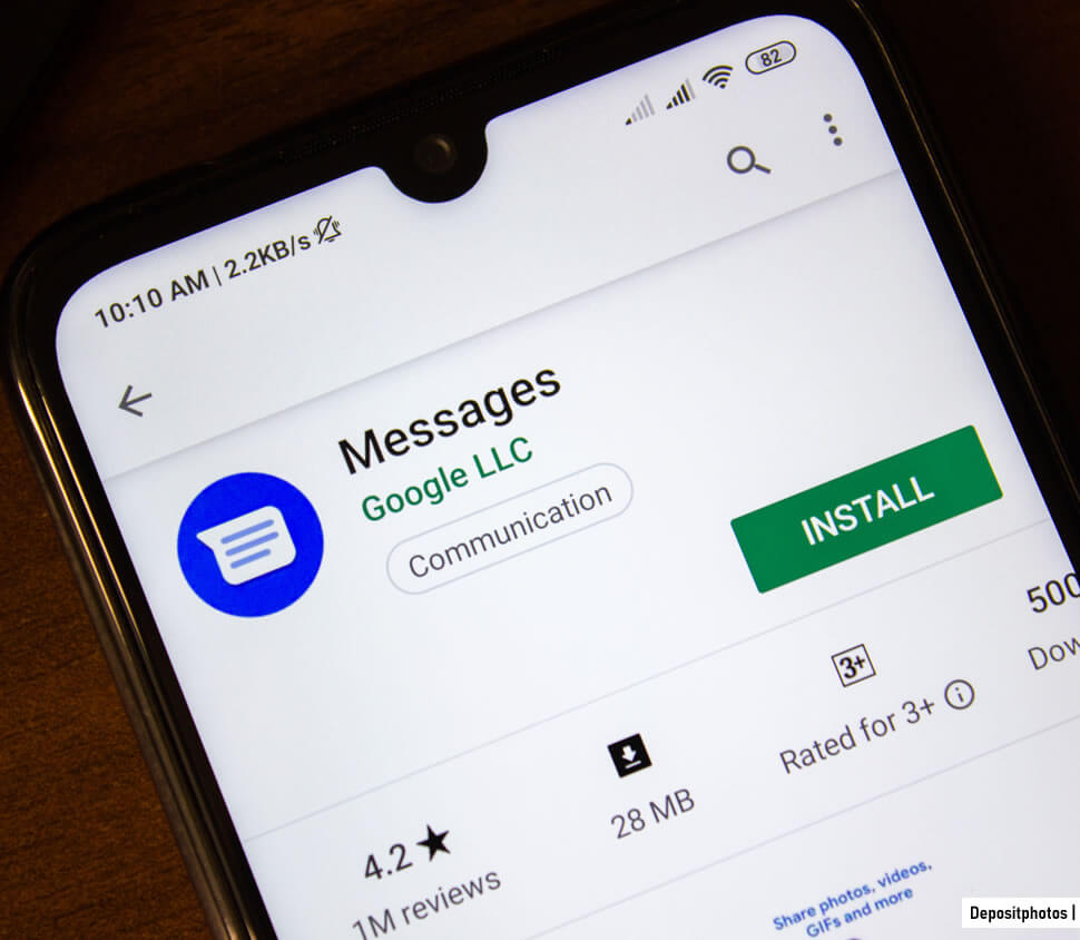 Fonctionnalités RCS dans l’application Google Messages