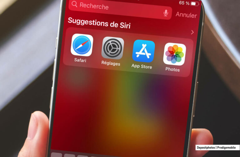 Rechercher une application ou un contact avec Spotlight sur iPhone