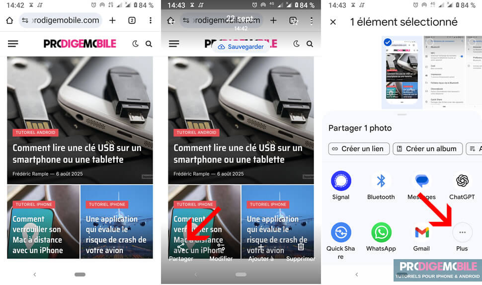 Exemple d’utilisation d’Android Beam pour transférer des fichiers entre deux téléphones Android