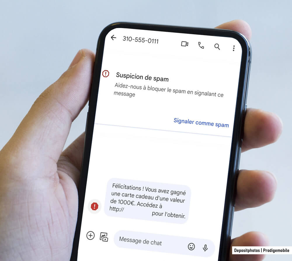 Filtre anti-spam intégré à l’application Google Messages pour bloquer les SMS indésirables sur Android