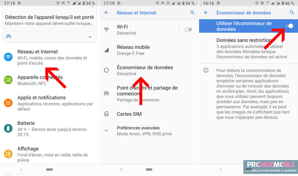 Activation de l’Économiseur de données sur un smartphone Android pour réduire l’utilisation mobile
