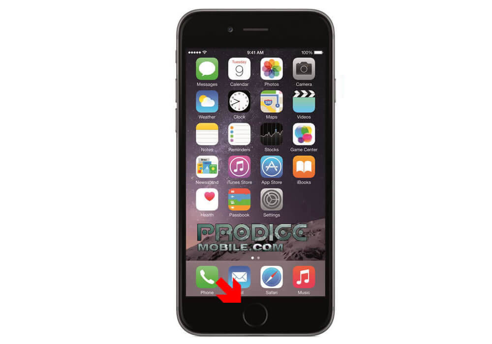 Appui double sur le bouton principal d’un iPhone 8 pour afficher les applications récentes et fermer une app bloquée