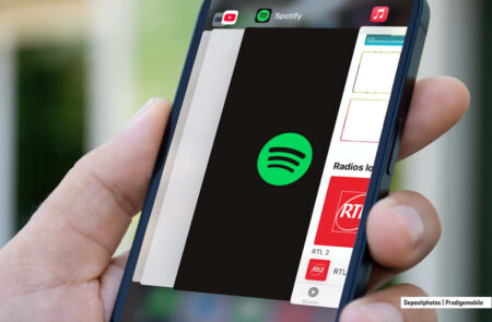 Vue du sélecteur d’applications sur iPhone permettant de fermer une app bloquée ou figée