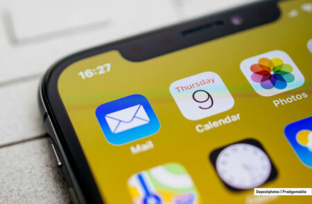 Interface de l’application Photos sur l’écran d’un iPhone