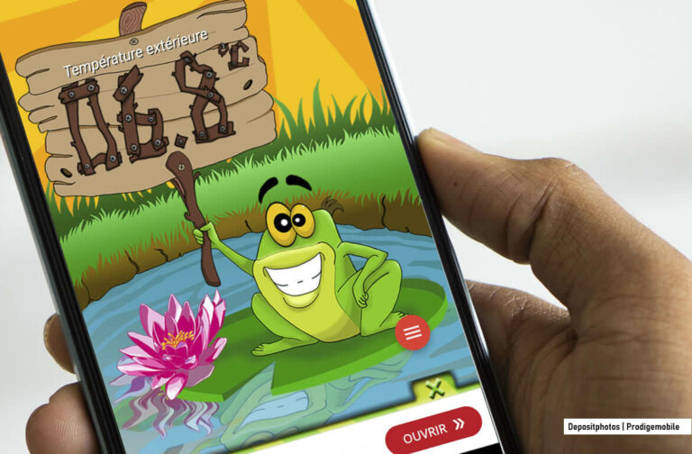Comment mesurer la température ambiante avec un smartphone Android Smartphone Android affichant une application de mesure de température ambiante