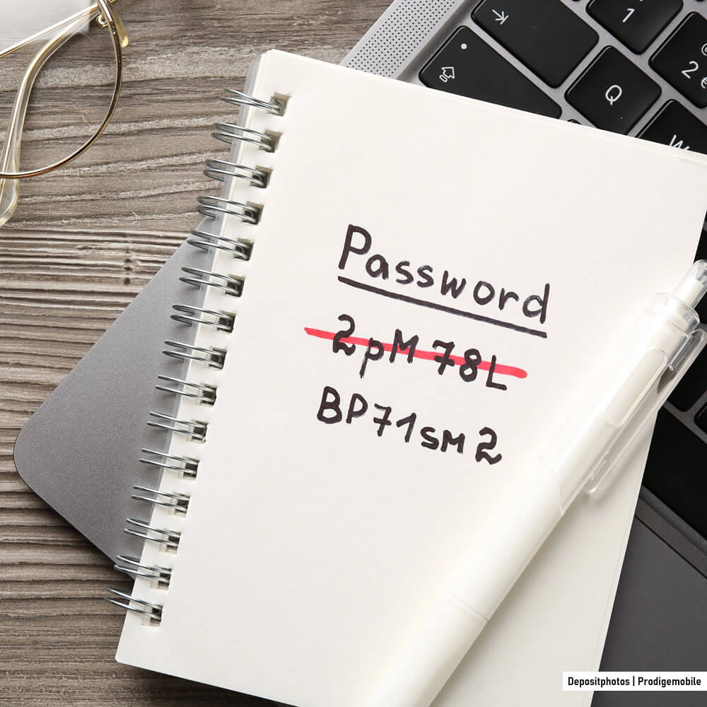 Exemple du mot de passe admin, l’un des mots de passe les plus vulnérables en 2025