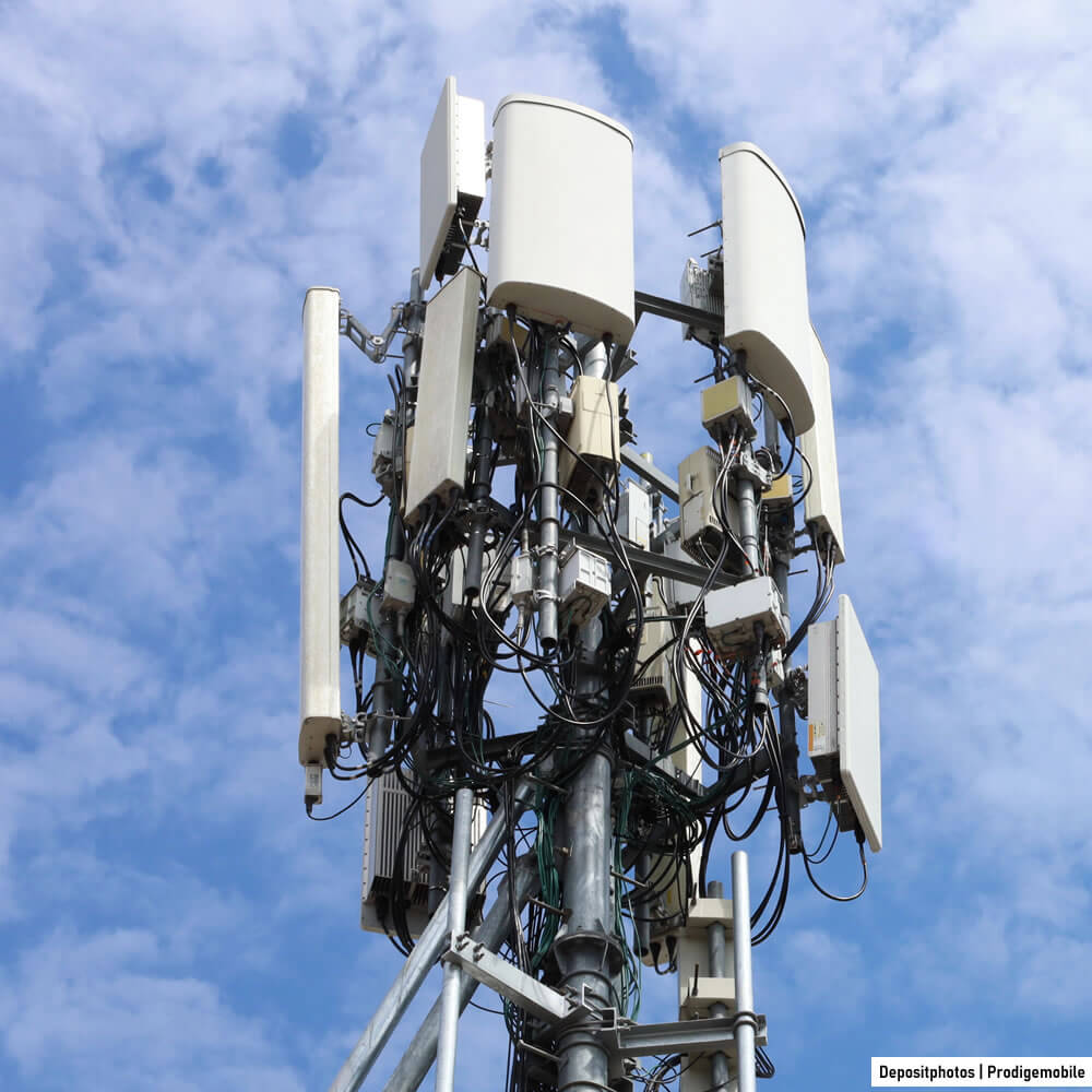 Antenne relais 5G pour le réseau mobile haut débit