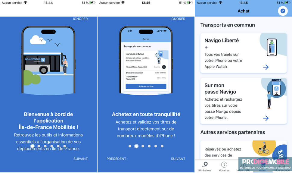 Configuration d’un Pass Navigo sur iPhone avec Apple Pay