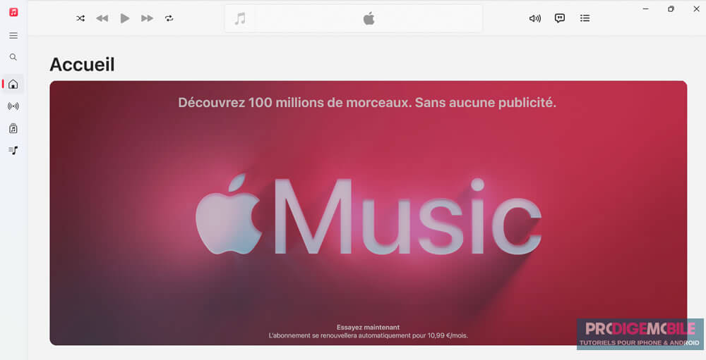 connexion d’un iPhone à un ordinateur avec un câble pour transférer de la musique vers Apple Music
