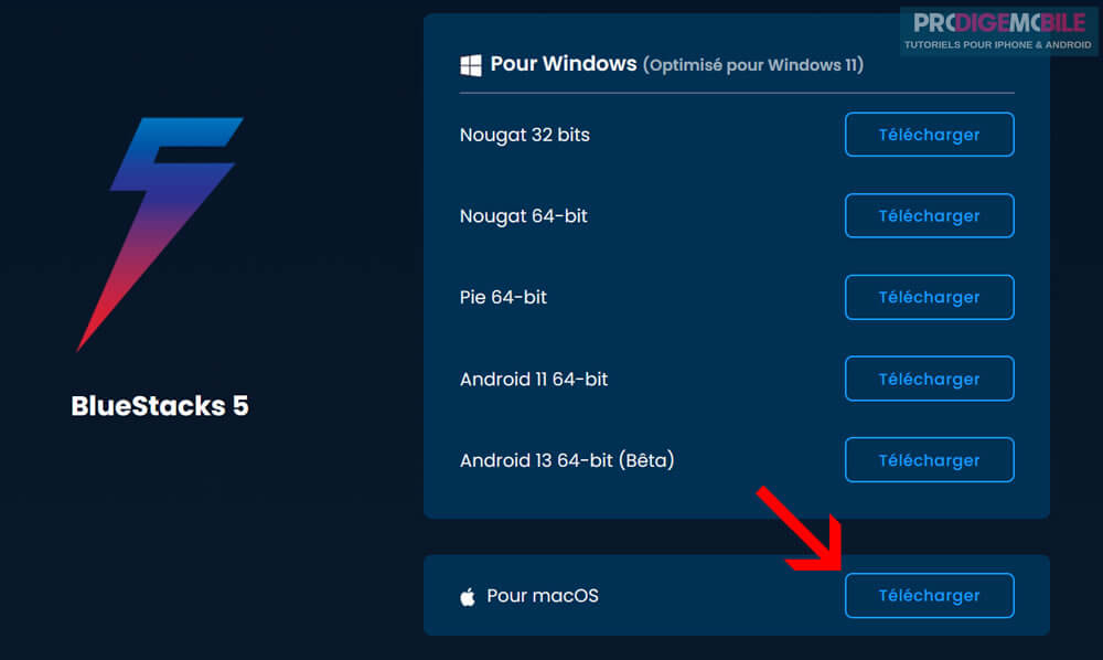 Télécharger l’émulateur Android Bluestacks sur votre Mac