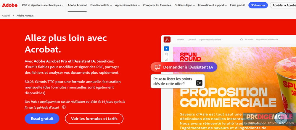 Organiser les pages de votre fichier PDF avec Adobe Acrobat Pro