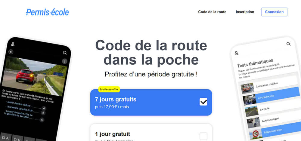 Apprendre le code de la route facilement avec l’application Permis école
