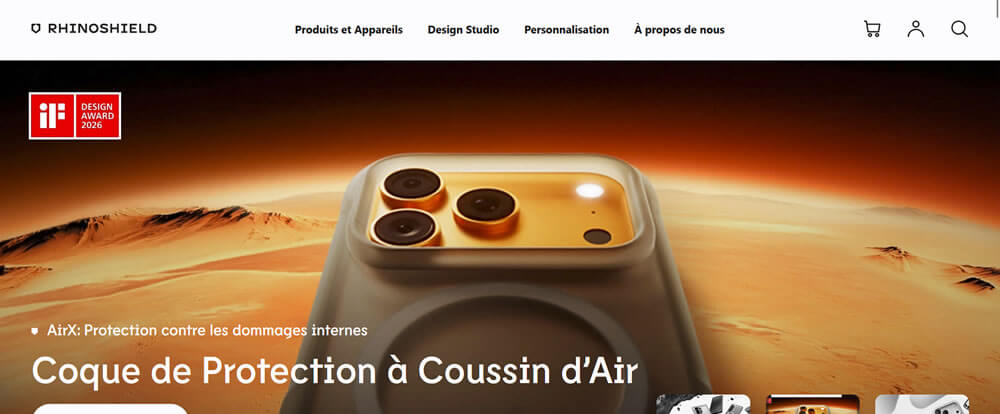 Coque de protection à coussin d’air de RhinoShield