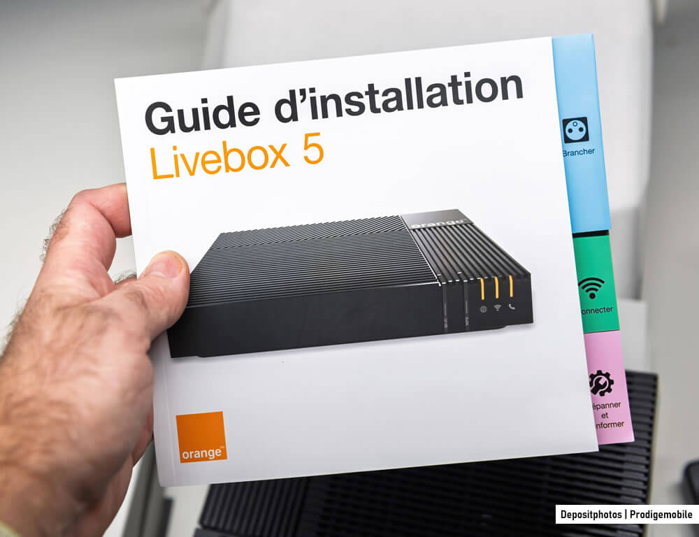 Guide d’installation papier d’une Livebox Orange