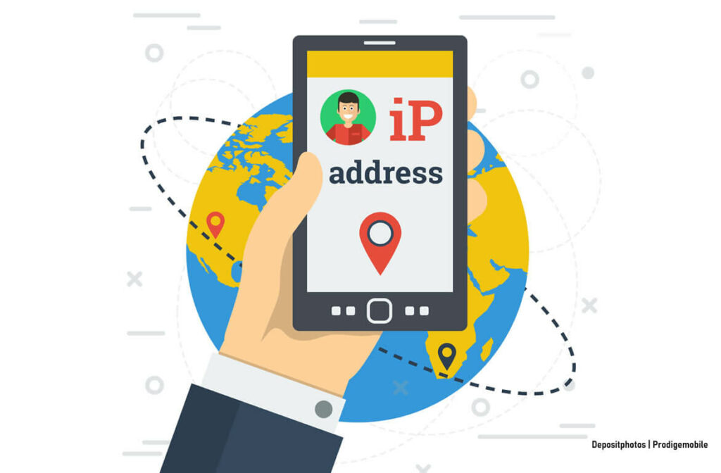 Comment localiser une adresse IP sur son smartphone Homme consultant la localisation d’une adresse IP sur son smartphone
