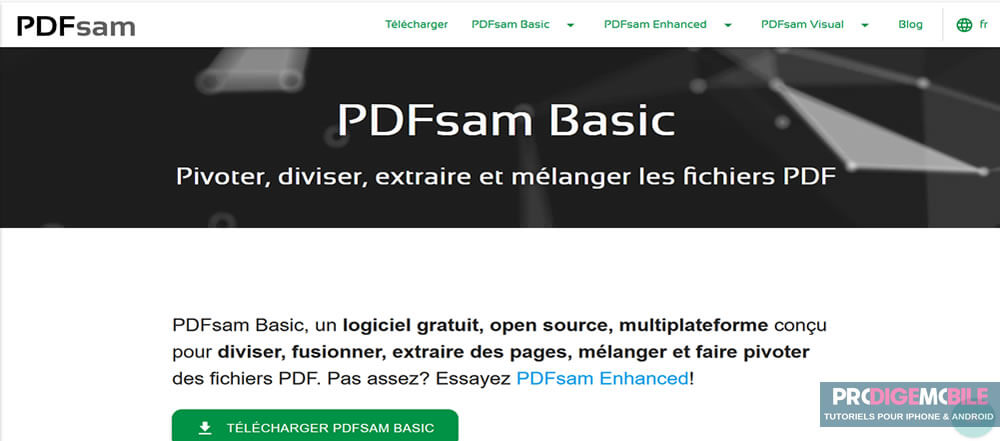 PDFsam Basic utilisé pour modifier un PDF sans passer par un service en ligne