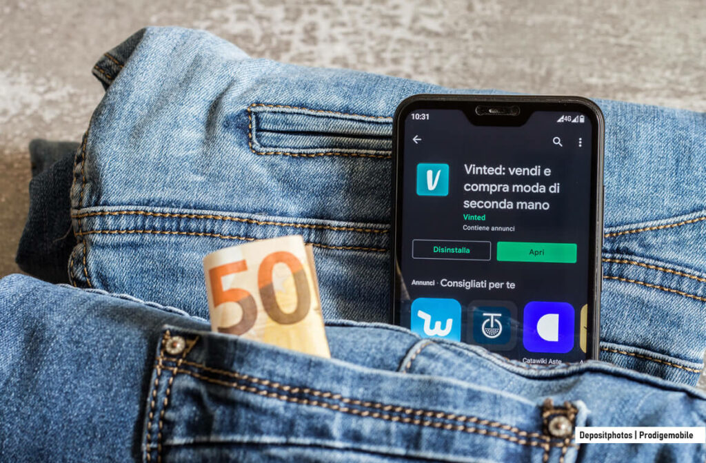 Comment se déconnecter de Vinted sur téléphone et ordinateur Écran de l’application Vinted affichant les paramètres du compte pour se déconnecter sur mobile