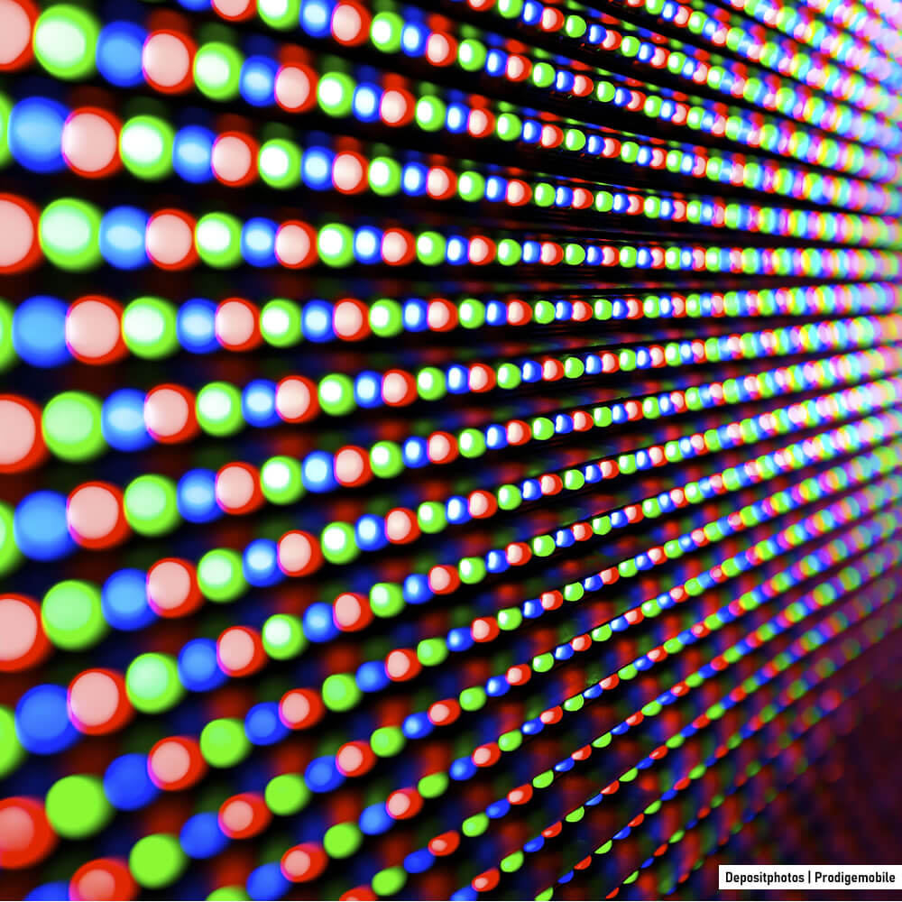 Téléviseur LED avec panne de rétroéclairage et image très sombre