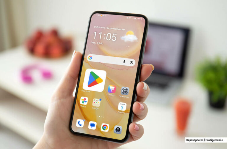Agrandir les icônes des applications sur un smartphone Android